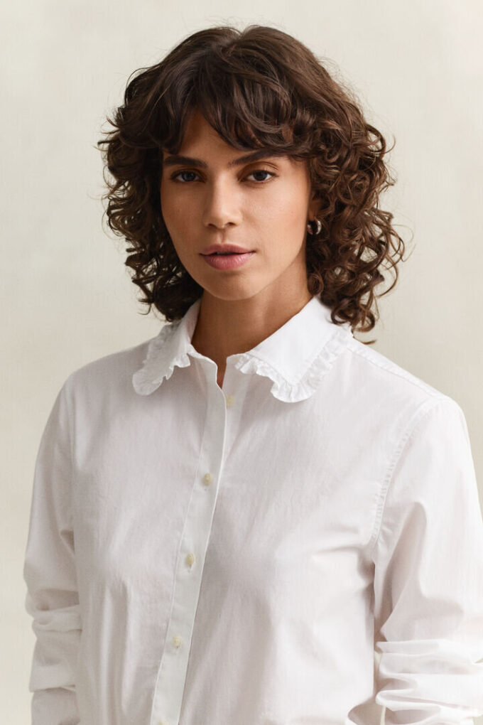 Frilly Cotton Shirt