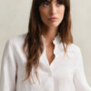 Frilly Linen Blend Blouse