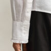 Frilly Linen Blend Blouse