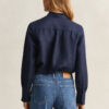 Frilly Linen Blend Blouse