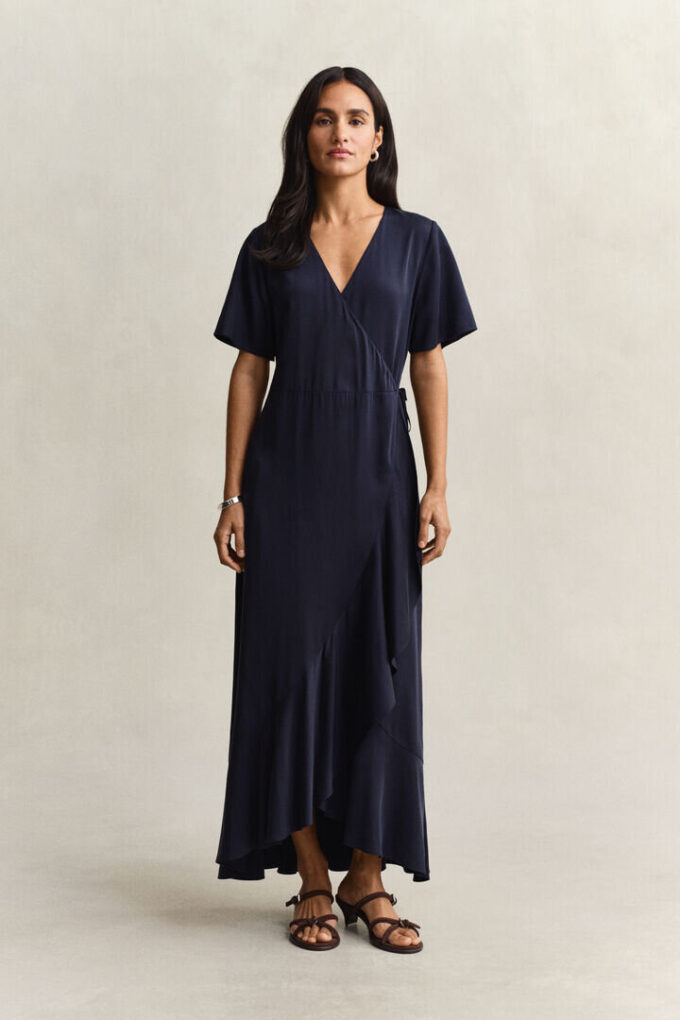 Frilly Wrap Dress