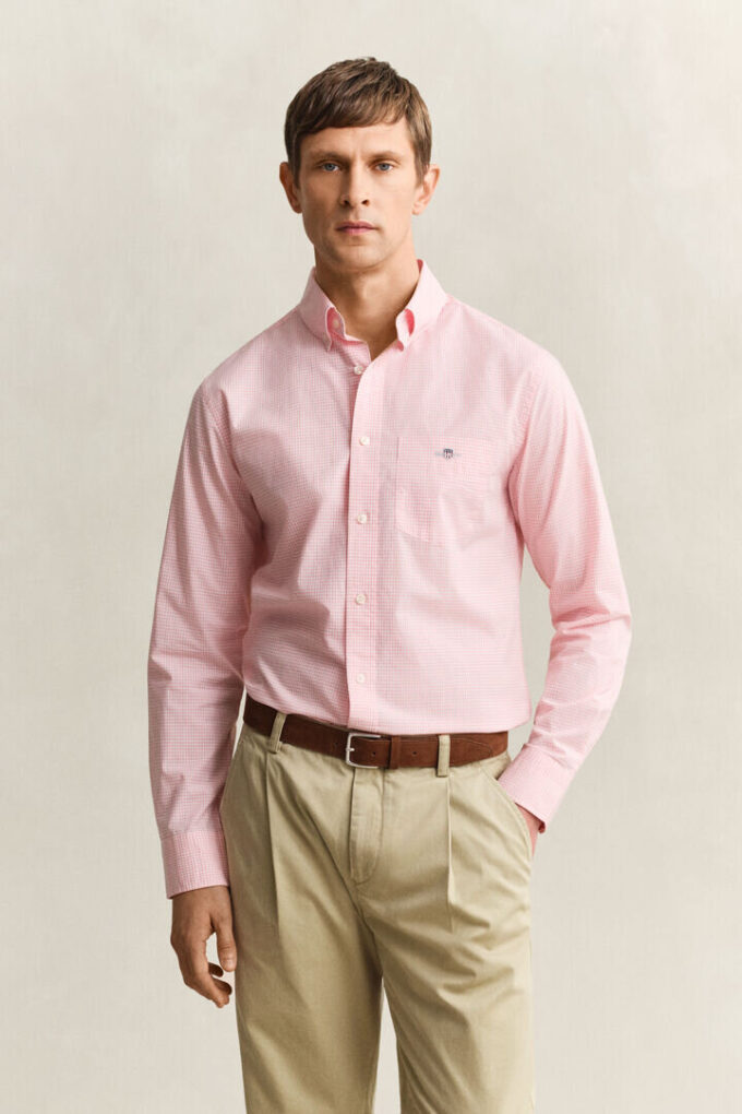 Gingham Classic Poplin Shirt
