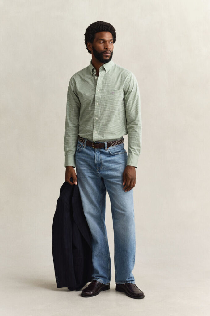 Gingham Classic Poplin Shirt