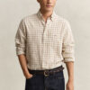 Gingham Linen Blend Shirt