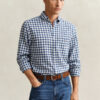 Gingham Linen Blend Shirt