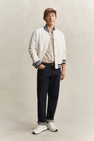 Gingham Linen Blend Shirt