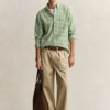 Gingham Linen Blend Shirt