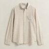 Gingham Linen Blend Shirt