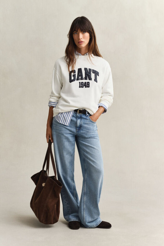 Graphic Crew Neck Sweatshirt
