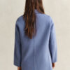Handstitched Detail Pea Coat
