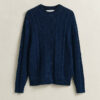 Indigo Cable Knit Sweater