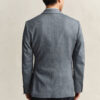 Indigo Herringbone Suit Jacket