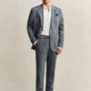 Indigo Herringbone Suit Pants