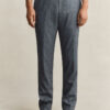 Indigo Herringbone Suit Pants