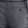 Indigo Herringbone Suit Pants