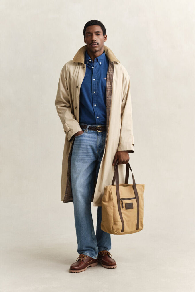 Indigo Seersucker Shirt