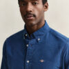 Indigo Seersucker Shirt
