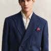 Indigo Seersucker Suit Jacket
