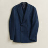 Indigo Seersucker Suit Jacket