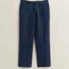 Indigo Seersucker Suit Pants
