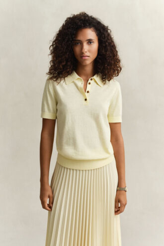 Knitted Short Sleeve Rugger
