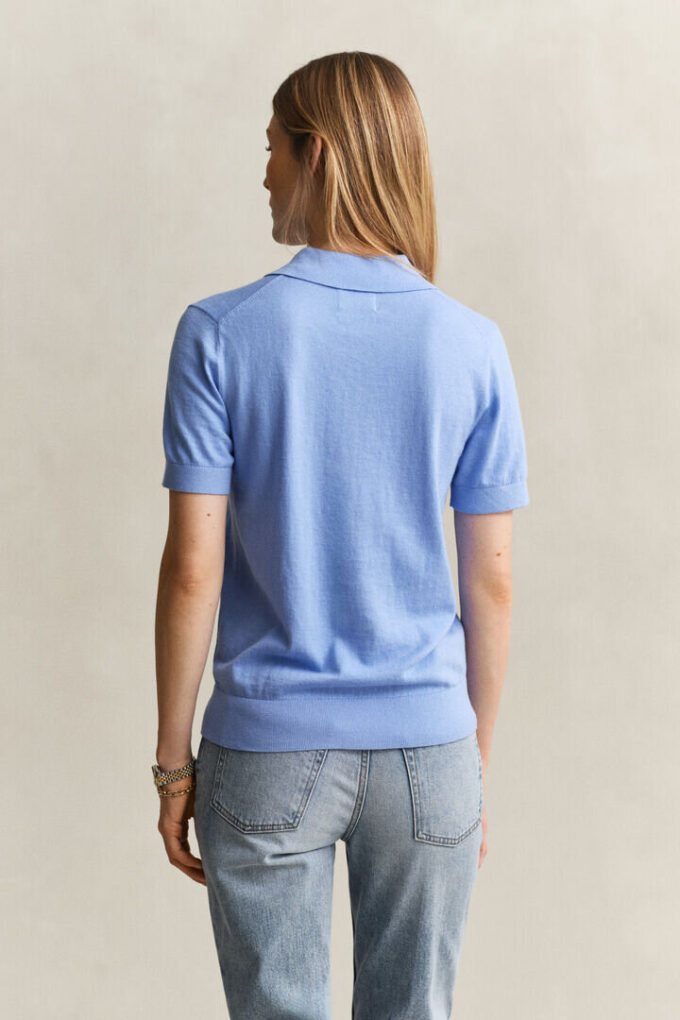 Knitted Short Sleeve Rugger