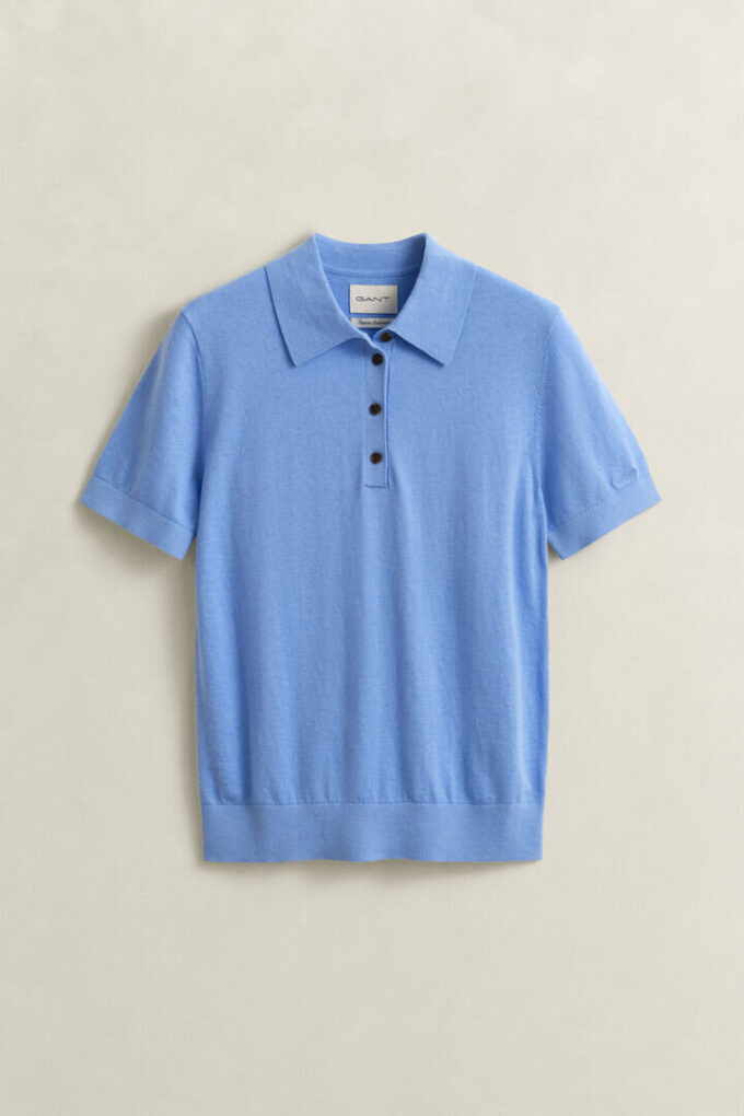 Knitted Short Sleeve Rugger