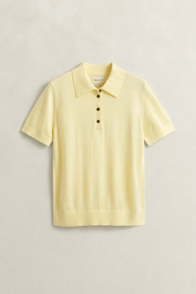Knitted Short Sleeve Rugger