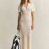 Lace Knit Rugger Dress