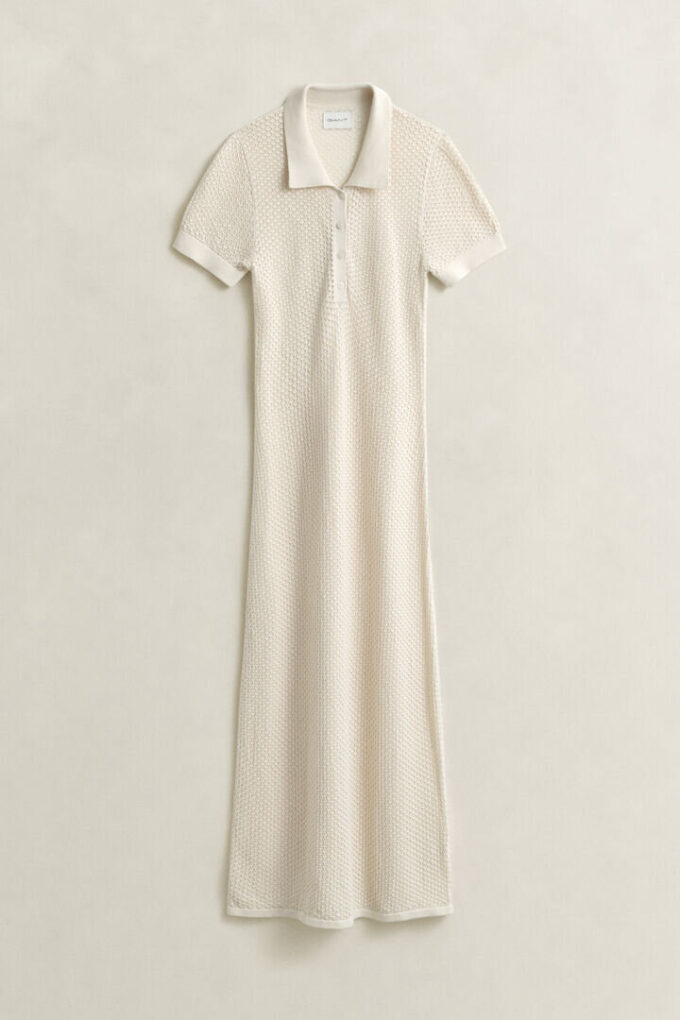 Lace Knit Rugger Dress