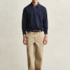 Light Sacker Rib Polo Sweatshirt