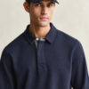Light Sacker Rib Polo Sweatshirt
