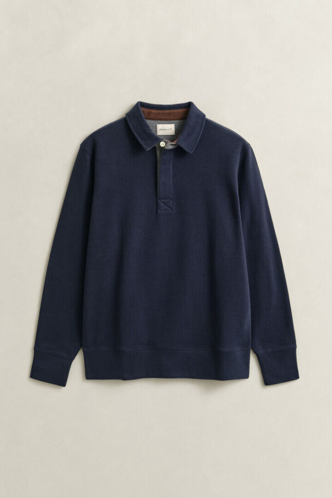 Light Sacker Rib Polo Sweatshirt