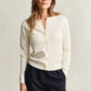 Lightweight Knit Crew Neck Cardigan