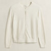 Lightweight Knit Crew Neck Cardigan