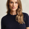 Lightweight Knit Short Sleeve Crew Neck Sweater