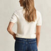 Lightweight Knit Short Sleeve Crew Neck Sweater