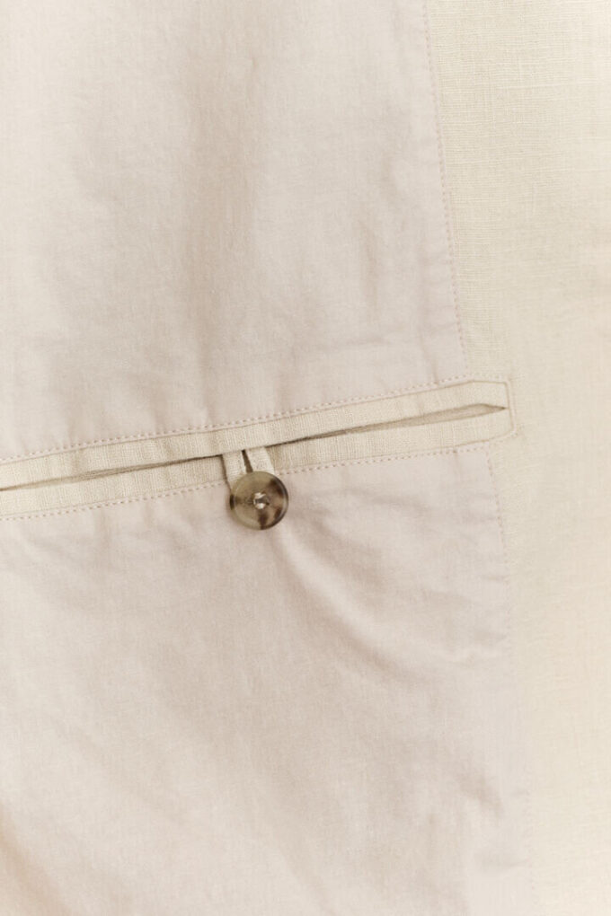 Linen Blend Harrington Jacket