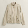 Linen Blend Harrington Jacket