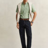 Linen Blend Short Sleeve Shirt