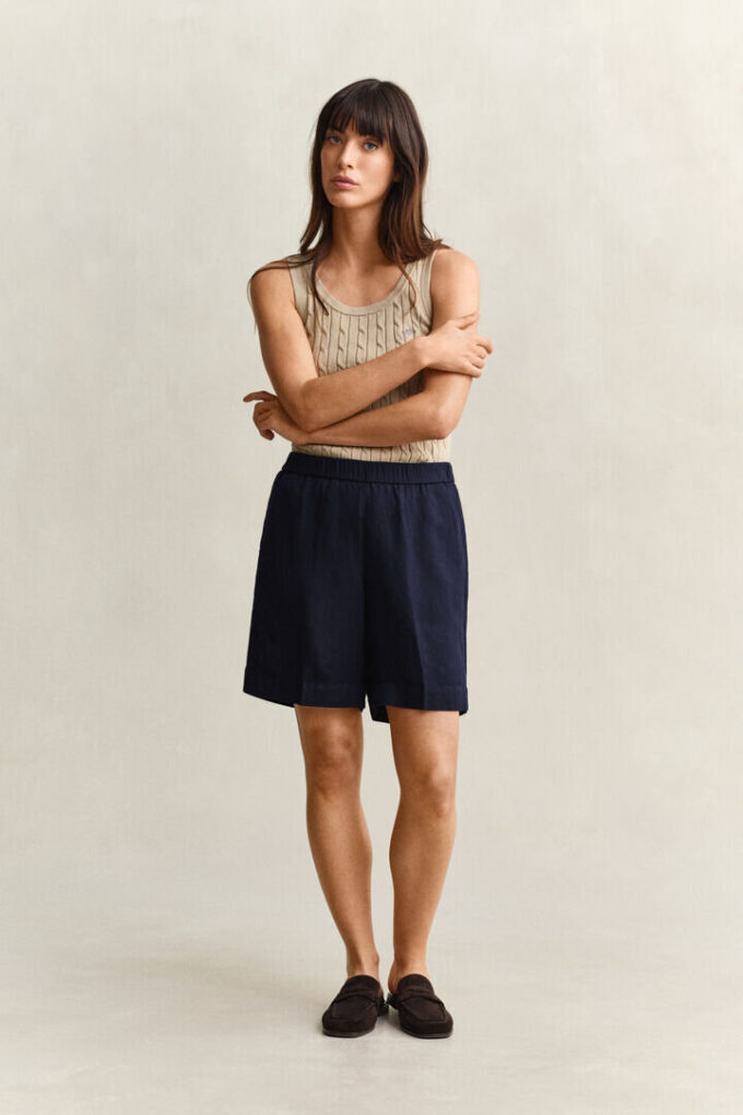 Linen Blend Shorts