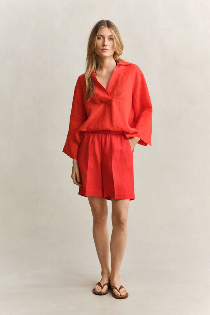 Linen Blend Shorts