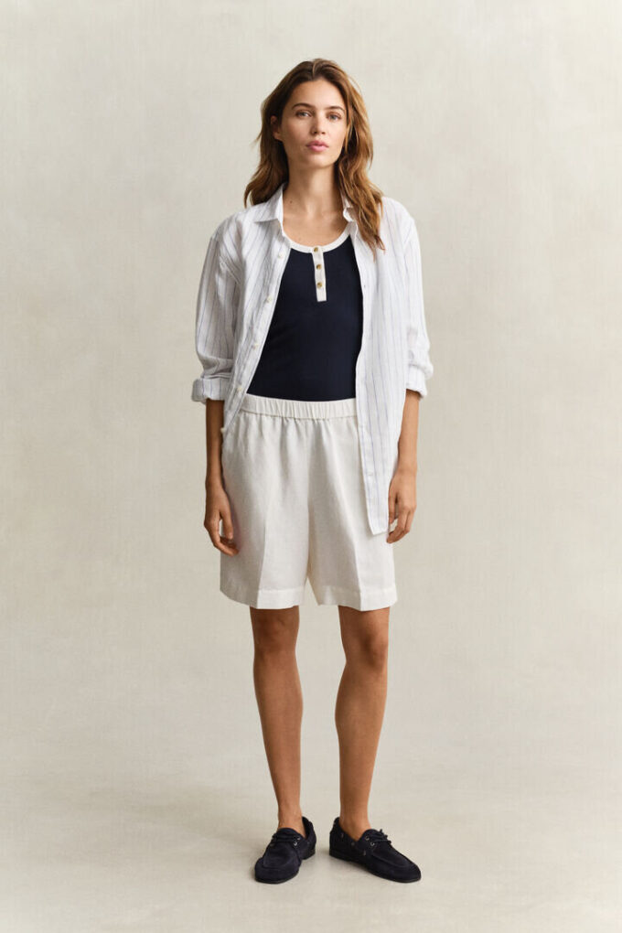 Linen Blend Shorts