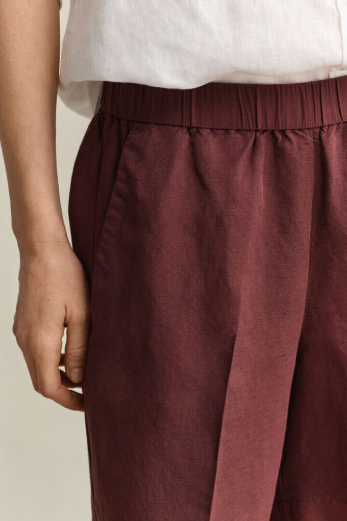 Linen Blend Shorts