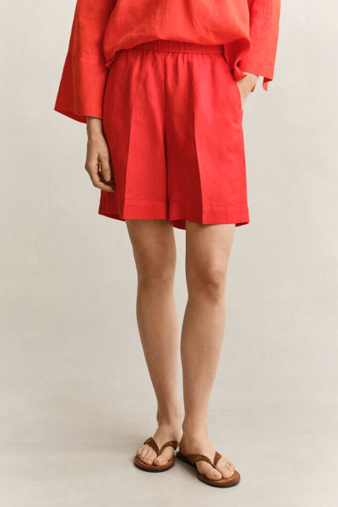 Linen Blend Shorts