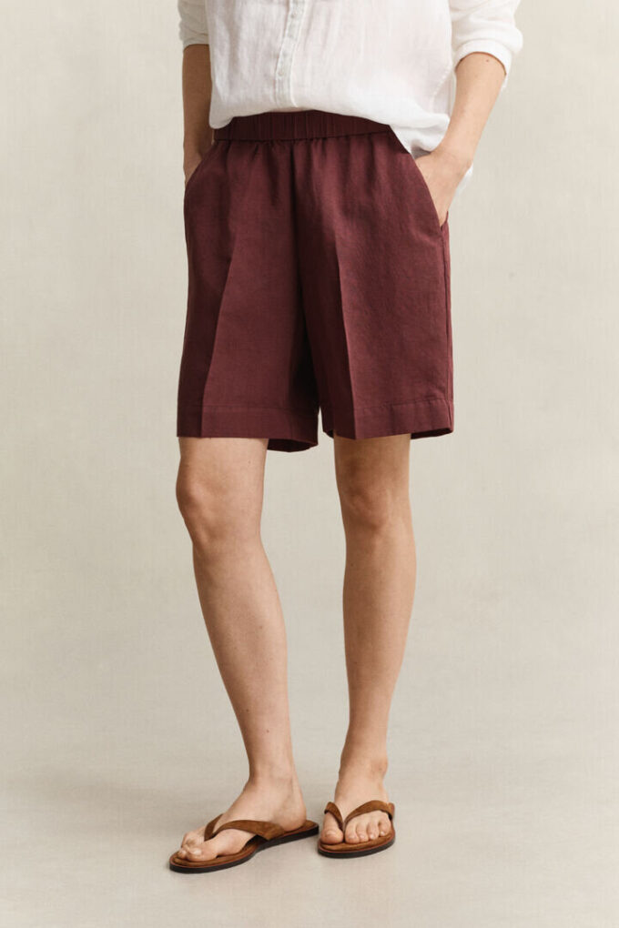 Linen Blend Shorts