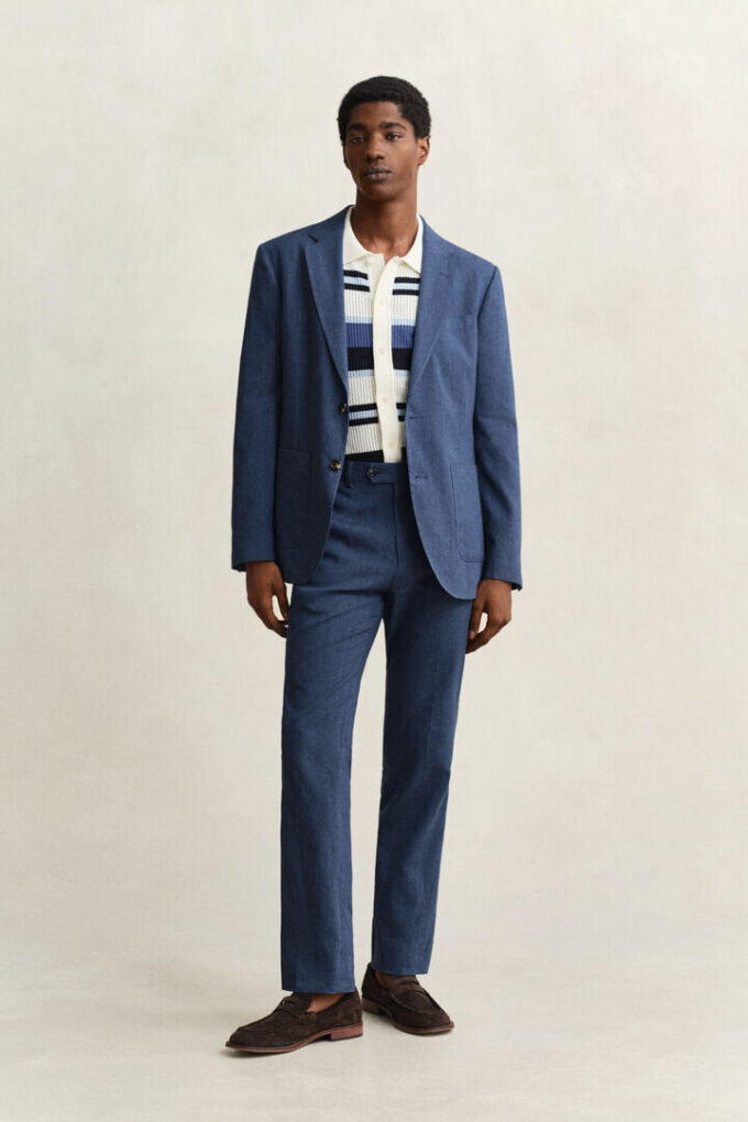 Linen Blend Suit Jacket