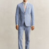 Linen Blend Suit Pants