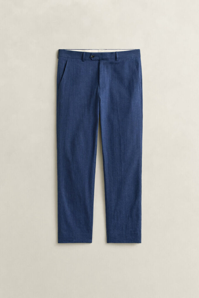 Linen Blend Suit Pants
