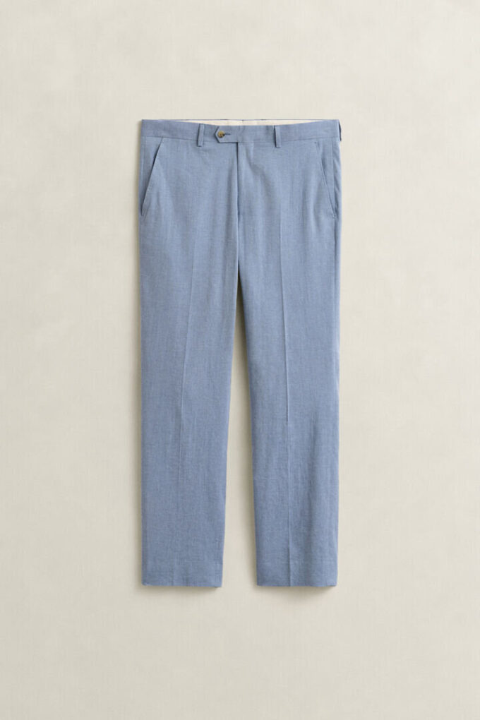 Linen Blend Suit Pants